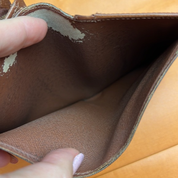 LV Louis Vuitton Monogram Porte Monnaie Billets Tresor Wallet Auth. Vintage 01 - Picture 13 of 17